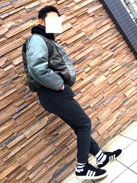 のりのりおさん（メンズ・175cm）の冬コーディネート