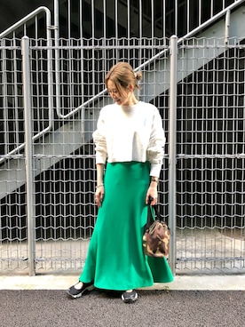 あかいけまいさん（レディース・157cm）の春コーディネート