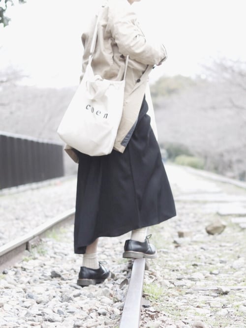 ひび Coenのトートバッグを使ったコーディネート Wear