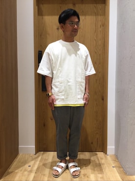 「USAコットン」｜sugisugimotoさん（メンズ・170cm）の夏コーディネート