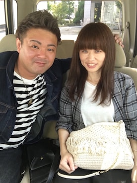 「カップル」｜「アイテム（デニムジャケット）」を使った、高野君さん（メンズ・175cm）の春コーディネート
