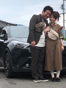 「NANO universe（ナノユニバース）のアイテム（スリッポン）」を使った、高野君さん（メンズ・175cm）の秋コーディネート