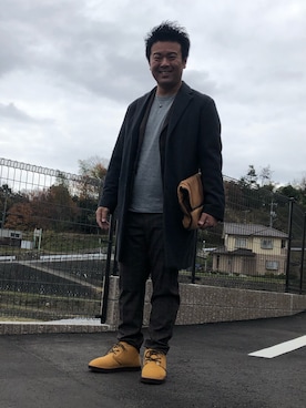 高野君さん（メンズ・175cm）の冬コーディネート