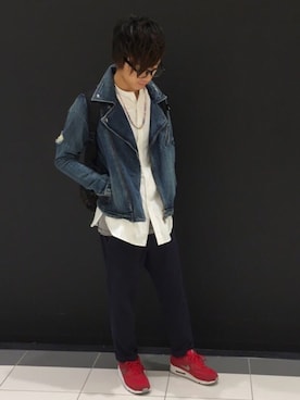 「VAROSH（ヴァロッシュ）のアイテム（ジャケット/アウター）」を使った、knightさん（メンズ・170cm）の秋コーディネート