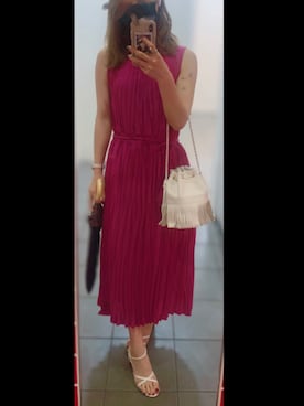 「BEAMS（ビームス）のアイテム（ワンピース）」を使った、Rkh  ❤︎さん（レディース・161cm）の夏コーディネート