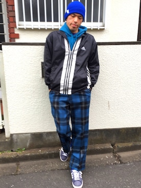 カフェ さん(メンズ・188cm)の冬コーディネート