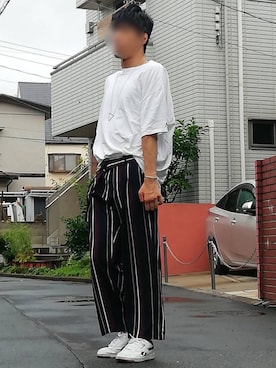 「ZIP FIVE（ジップファイブ）のアイテム（アクセサリー）」を使った、カフェ　さん（メンズ・188cm）の夏コーディネート