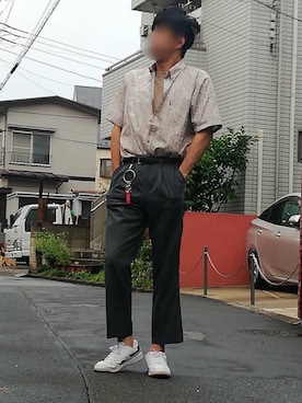 「FUJIROCKEEN」｜カフェ　さん（メンズ・188cm）の夏コーディネート