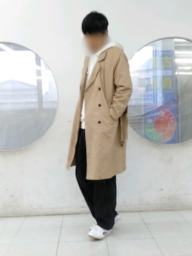 「YARD PLUS（ヤードプリュス）のアイテム（ジャケット/アウター）」を使った、カフェ　さん（メンズ・188cm）の秋コーディネート