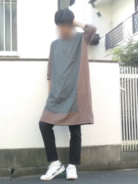 カフェ　さん（メンズ・188cm）の秋コーディネート