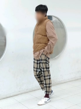「classicalelf（クラシカルエルフ）のアイテム（スウェット）」を使った、カフェ　さん（メンズ・188cm）の秋コーディネート