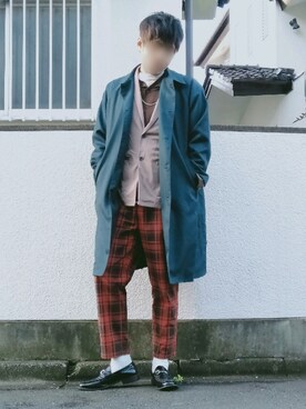 「ARCHIVER（アーカイバ）のアイテム（ジャケット/アウター）」を使った、カフェ　さん（メンズ・188cm）の冬コーディネート