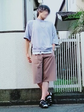 「D'IVERSUS KITCHEN（ディバーサス キッチン）のアイテム」を使った、カフェ　さん（メンズ・188cm）の夏コーディネート