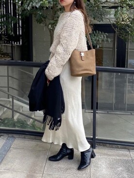 chisaさん（レディース・164cm）の冬コーディネート