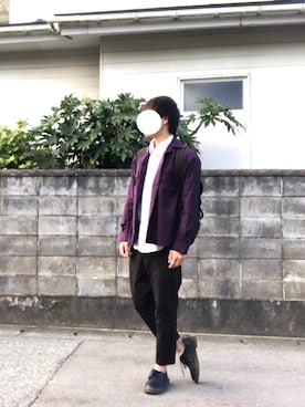 「GOSTAR DE FUGA（ゴスタール ジフーガ）のアイテム（ジャケット/アウター）」を使った、えーと ☘🐝さん（メンズ・170cm）の秋コーディネート