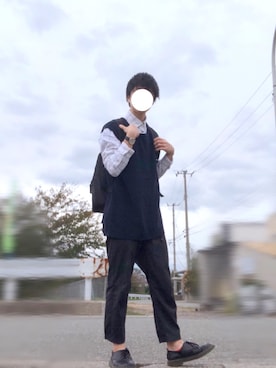 「おしゃれスタ（オシャレスタ）のアイテム」を使った、えーと ☘🐝さん（メンズ・170cm）の秋コーディネート