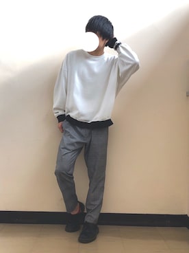 「おしゃれスタ（オシャレスタ）のアイテム」を使った、えーと ☘🐝さん（メンズ・170cm）の秋コーディネート