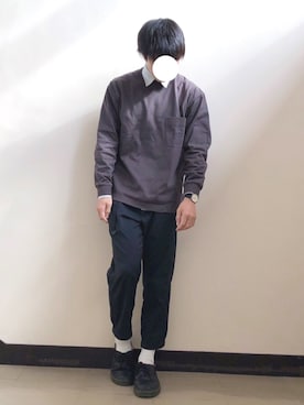 「おしゃれスタ（オシャレスタ）のアイテム」を使った、えーと ☘🐝さん（メンズ・170cm）の秋コーディネート