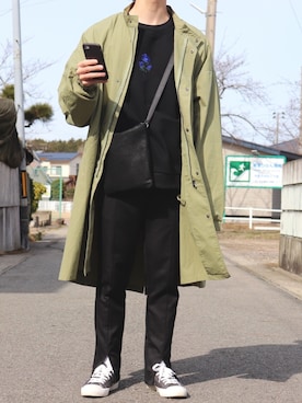 えーと ☘🐝さん（メンズ・169cm）の春コーディネート