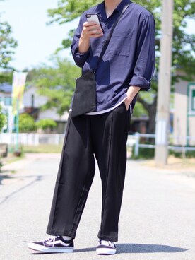 えーと ☘🐝さん（メンズ・169cm）の夏コーディネート