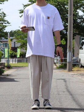 えーと ☘🐝さん（メンズ・169cm）の夏コーディネート