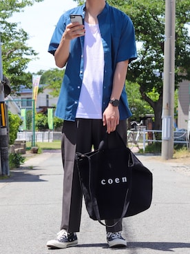 「アイテム（腕時計）」を使った、えーと ☘🐝さん（メンズ・169cm・20代）の夏コーディネート