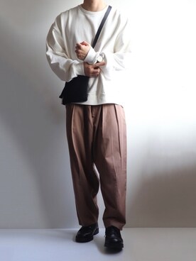 「おしゃれスタ（オシャレスタ）のアイテム」を使った、えーと ☘🐝さん（メンズ・169cm）の秋コーディネート