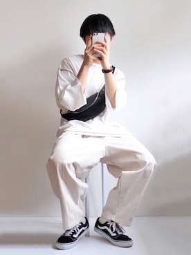 「MR.OLIVE E.O.I（ミスターオリーブイーグルオブインデペンデンス）のアイテム」を使った、えーと ☘🐝さん（メンズ・170cm）の春コーディネート