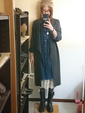 「iiMK（アイアイエムケー）のアイテム」を使った、 yukiさん（レディース・168cm）の冬コーディネート