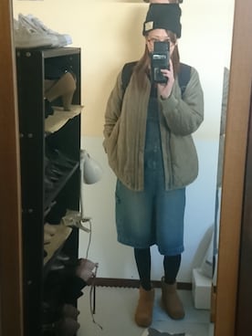 「and it_（アンドイット）のアイテム（オールインワン・サロペット）」を使った、 yukiさん（レディース・168cm）の秋コーディネート