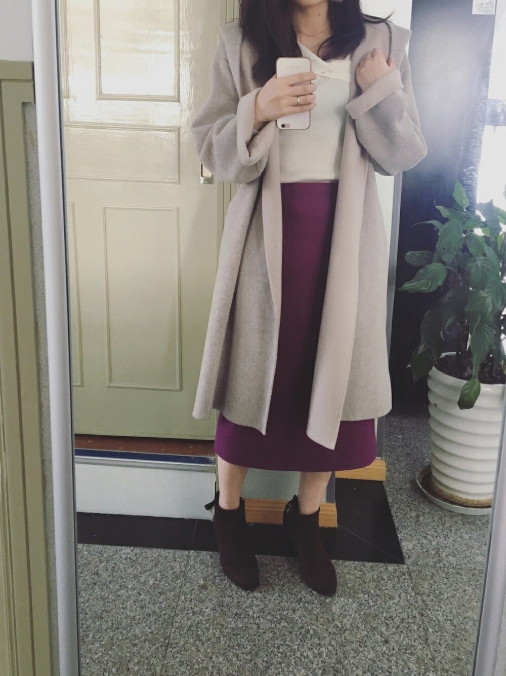 Noble（ノーブル）の「Wダブルビーバーフードリバーコート◇（その他