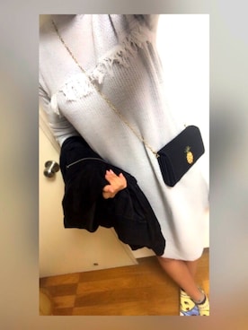 「FREE'S MART（フリーズマート）のアイテム（MA-1）」を使った、mah☺︎さん（レディース・168cm）の秋コーディネート