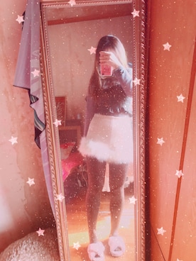 「LILY BROWN（リリーブラウン）のアイテム（カーゴパンツ）」を使った、赤豆元宵さん（レディース・165cm）の冬コーディネート