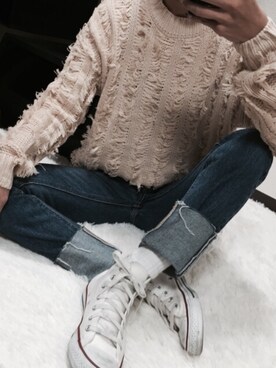 33mmm18さん（レディース・155cm）の冬コーディネート