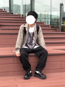 けっちさん（メンズ・178cm）の春コーディネート