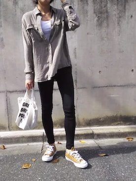 KKさん（レディース・160cm）の秋コーディネート