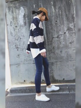 KKさん(レディース・160cm)の冬コーディネート