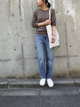 KKさん(レディース・160cm)の春コーディネート