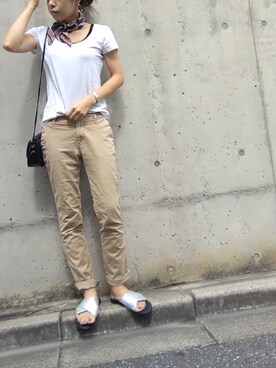 KKさん(レディース・160cm)の夏コーディネート