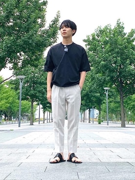 近藤 陵さん（メンズ・168cm）の夏コーディネート