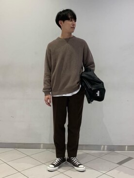 近藤 陵さん（メンズ・168cm）の秋コーディネート