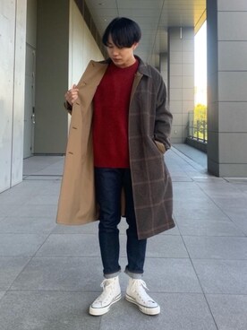 近藤 陵さん（メンズ・168cm）の秋コーディネート