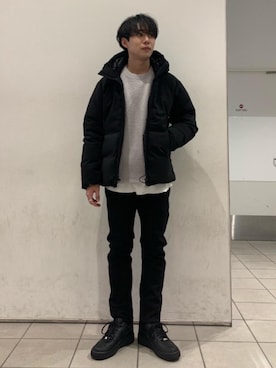 近藤 陵さん（メンズ・168cm）の冬コーディネート