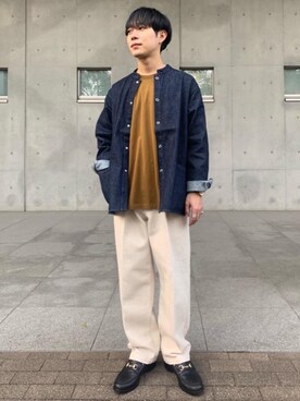 近藤 陵さん（メンズ・168cm）の冬コーディネート