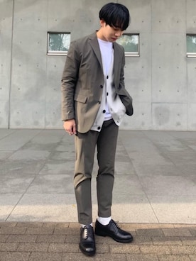 近藤 陵さん（メンズ・168cm）の冬コーディネート