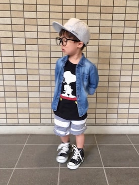 MAOKICHIさんの「CONVERSE / ALLSTAR HI ＜KIDS＞」を使ったコーディネート