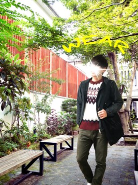 「BEAUTY&YOUTH UNITED ARROWS（ビューティーアンドユースユナイテッドアローズ）のアイテム（ナイロンジャケット）」を使った、ユトさん（メンズ・160cm）の冬コーディネート