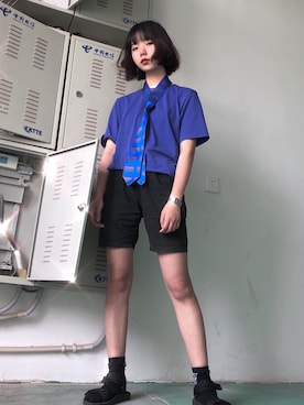 「アイテム（フォーマルスーツ/小物）」を使った、agust_iiiさん（レディース・165cm・10代）の春コーディネート