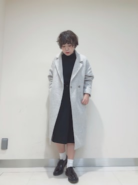 「earth music&ecology（アースミュージックアンドエコロジー）のアイテム（ダウンジャケット/コート）」を使った、ari000ariさん（レディース・162cm）の秋コーディネート