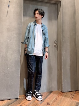 rokiさん（メンズ・172cm）の夏コーディネート